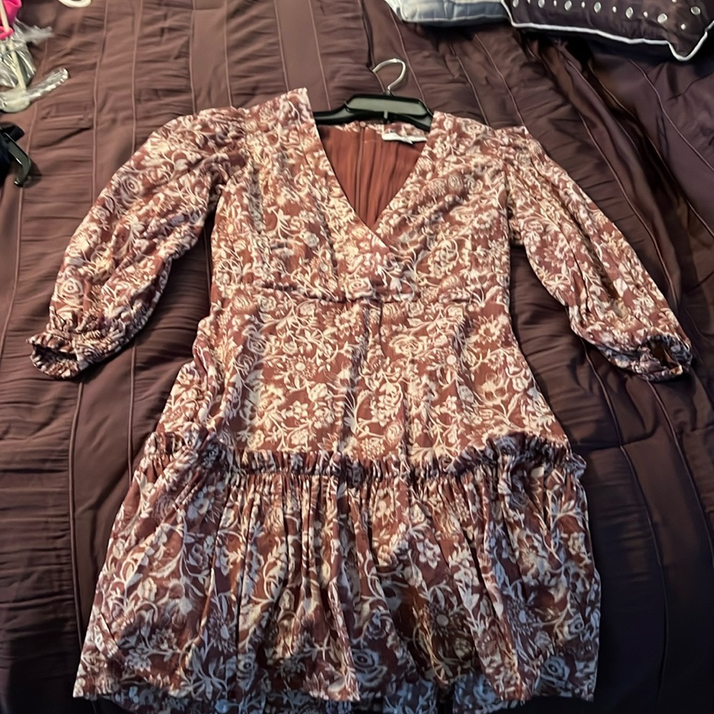 Oliviaceous dress - rose and beige color - size medium